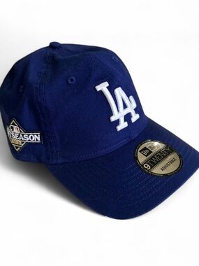 NWT New Era Los Angeles Dodgers Royal Blue White World Series 2023 Patch Hat